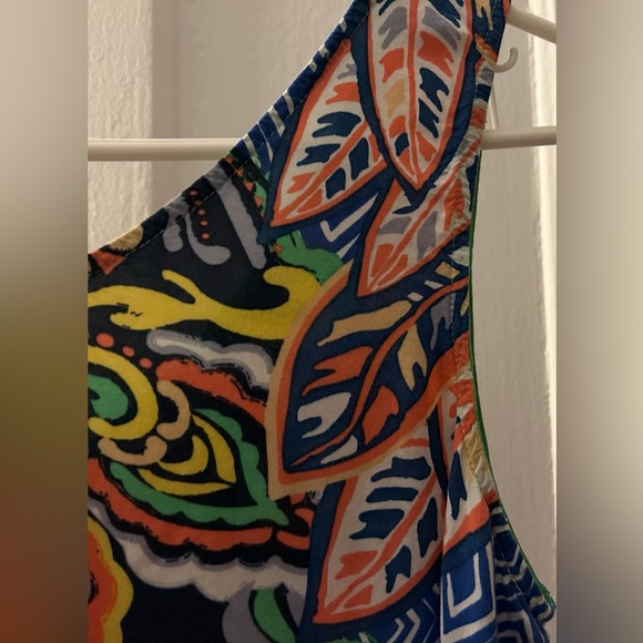 Jealous Tomato, L, loose fitting, smooth, Aztec tank top. Vivid colors, comfy. - Picture 11 of 11